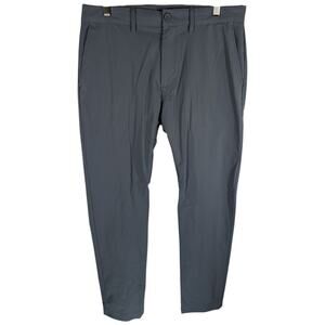 J Crew Chino Pants Mens 32x32 Gray Flex Slim Office Light Measures 34.5x31.5